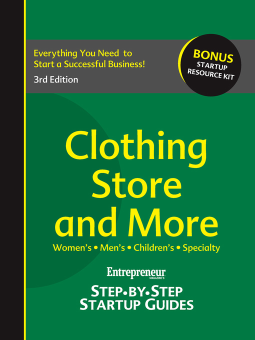 Cover image for Clothing Store and More